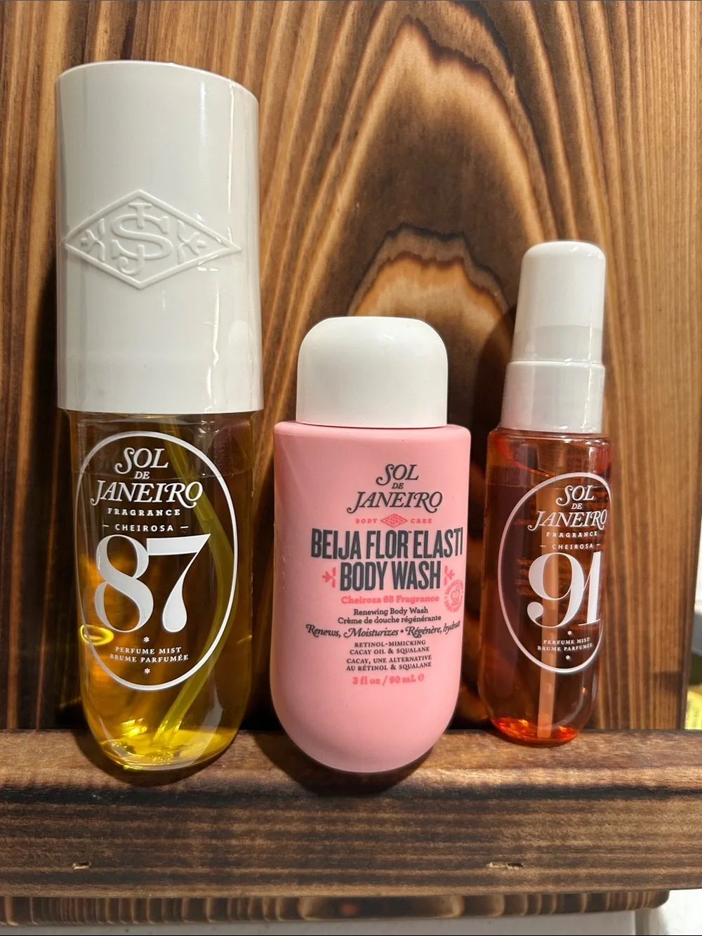 Sol de Janeiro Pink Beija Flor Elasti Body Wash Travel Size